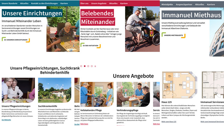 Screenshot Relaunch Webseiten