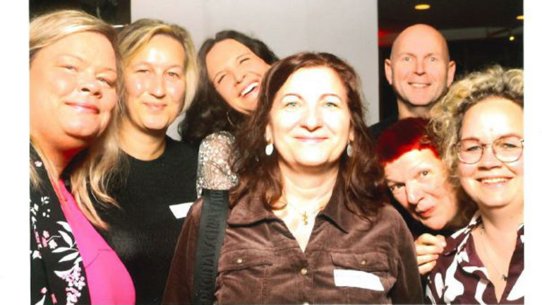 Das Team vom Immanuel Haus Ecktannen war auch bei der Weihnachtsfeier in Berlin dabei