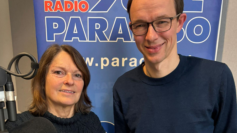 Moderatorin Julia Nogli mit Thorsten Gerenkamp © Radio Paradiso