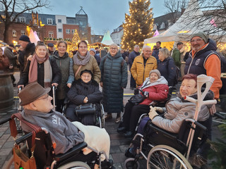 Besuch auf dem Weihnachtsmarkt