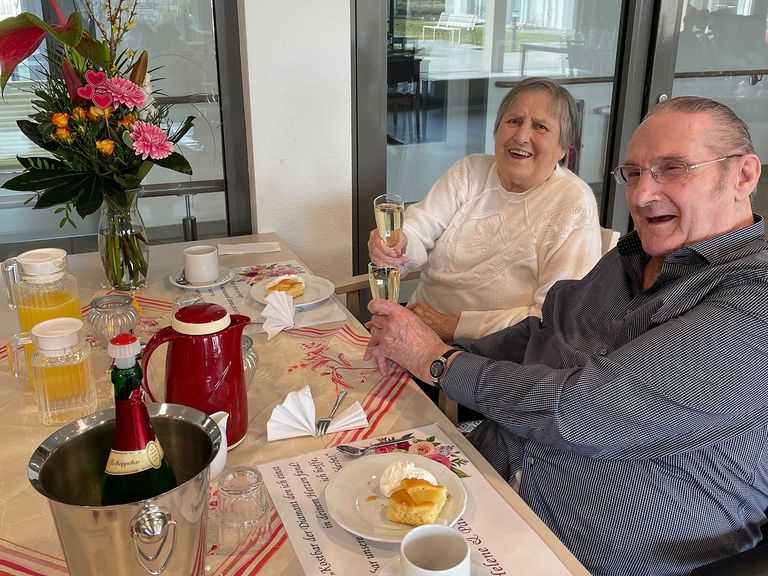 Seniorenzentrum Elstal - Ehepaar feiert 65. Hochzeitstag